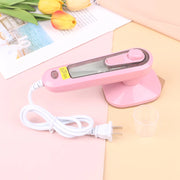 Portable Steam Iron for Wet and Dry Use, Small Electric Travel Iron