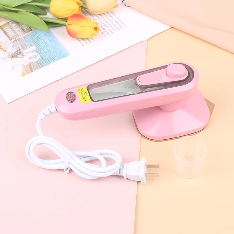 Portable Steam Iron for Wet and Dry Use, Small Electric Travel Iron