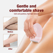 Rechargeable Portable Electric Body Shaver for Women - Full Body and Bikini Epilator.