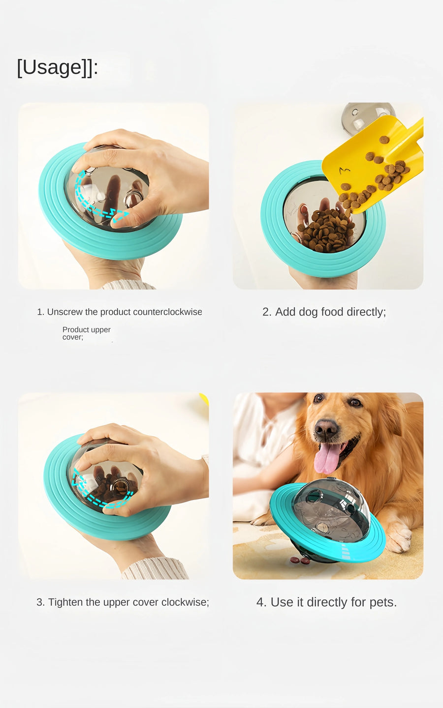 Durable interactive dog toy with treat dispensing for good habits.