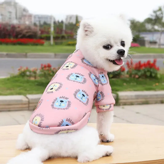 Dog Hoodie Coat Winter Warm Pet Clothes for Bulldog, Chihuahua, Shih Tzu. Sweatshirt Puppy Cat Pullover for Dogs.