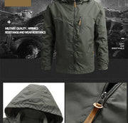 Men's Waterproof Windbreaker Jacket for Winter, Hiking, and Casual Wear