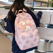 Large-capacity Sanrio Kulomi backpack, ideal gift for kids and juniors.