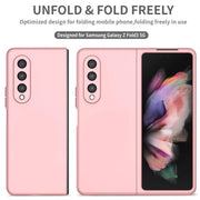 Folding PC Case with Drop Protection for Samsung Galaxy Z Fold 5 4 3 5G Fold5 Fold4 Fold3 Fold2 Fold 2 Non-Fingerprint Cases Cover