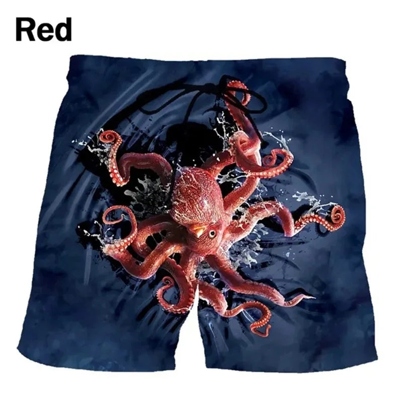 Men and Kids New Funny Animal Graphic Beach Shorts 3d Print Cute Pet Surf Board Shorts Beachwear Casual Quick Dry Gym Swim Trunks