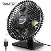 Desk Fan Portable USB Fan 90° Adjustable Cooling Fan, Mute 4 Speed Adjustment Ultra Quiet, Suitable For Home Desk Office