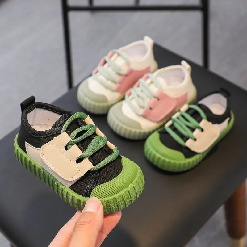 Tennis Baby Girl Boy Casual Shoes Spring Autumn Fashion Infant Toddler Kids Sneakers Comfortable Soft Sole Children Canvas Shoes