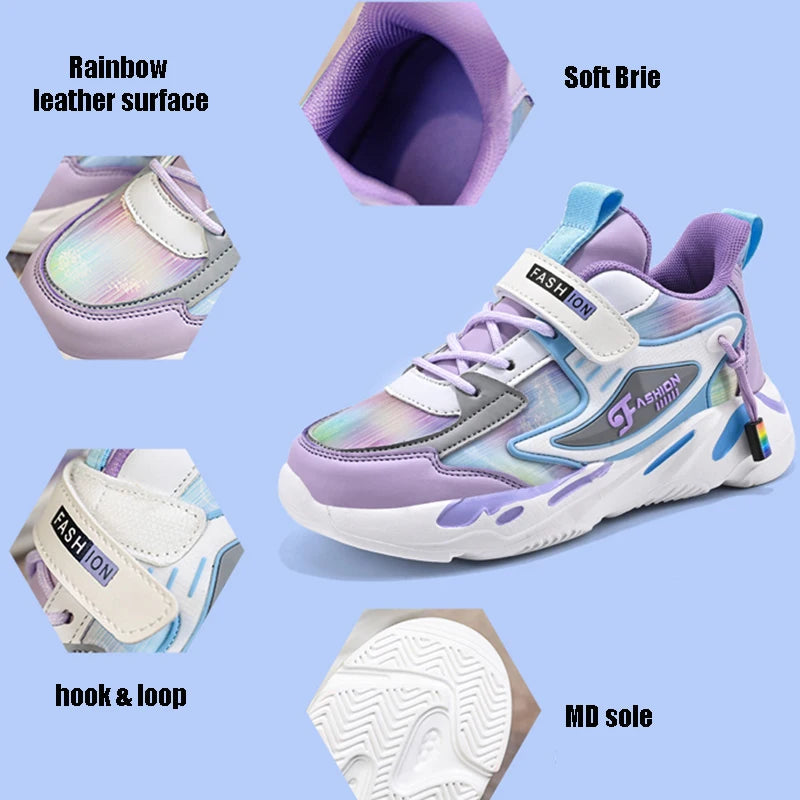 Kids' Non-slip Breathable Running Sneakers for Girls