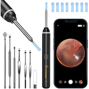 Ear Wax Removal Tool, 1920P HD Ear Cleaner with 6 LED Lights.