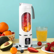 Portable Electric Juicer Blender for Fruits, Extracting and Mixing Juice Smoothies.