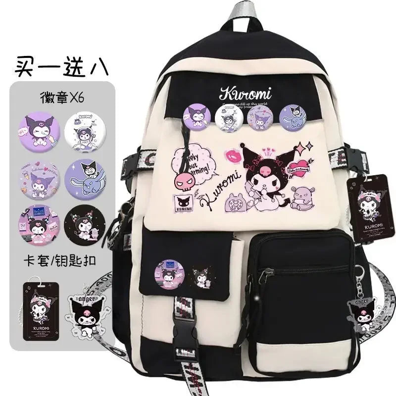 Sanrio Kuromi Backpacks for Students - Ideal Gifts for Boys and Girls