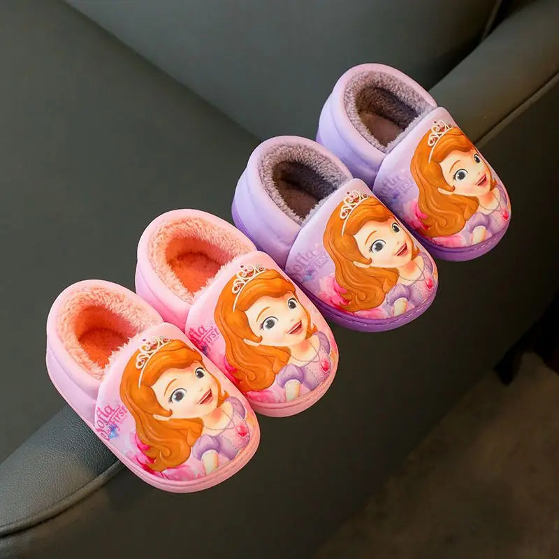 Elsa Frozen Cotton Slippers for Girls