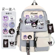 Sanrio Kuromi Backpacks for Students - Ideal Gifts for Boys and Girls