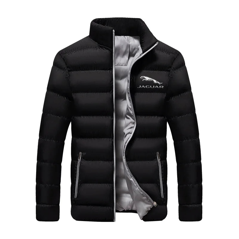 Hot selling men's Jaguar car brand clothing fashion brand jacket sports cycling print men's fashion street warm casual top