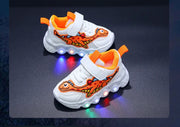 Kids Casual Sneaker Boys Girls Breathable Light-Up Tennis Shoe