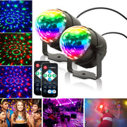 Rechargeable Color Stage Light w/ Remote Control LED Magic Ball