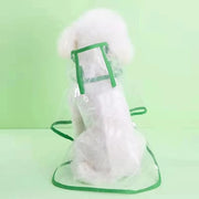 Pet Dog Raincoat Transparent Waterproof Jacket Soft PVC Small Dogs Rain Poncho