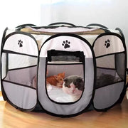 Pet Tent Kennel Octagonal Fence Puppy Shelter Easy To Use Outdoor Easy Operation Large Dog Cages Cat Fences