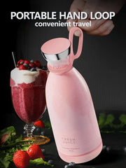 Blender 350ml - Portable Mini Blender - 1400mAh JUICE - Kitchen Travel Mixer.