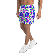 Men's Floral Design Recycled Athletic Shorts