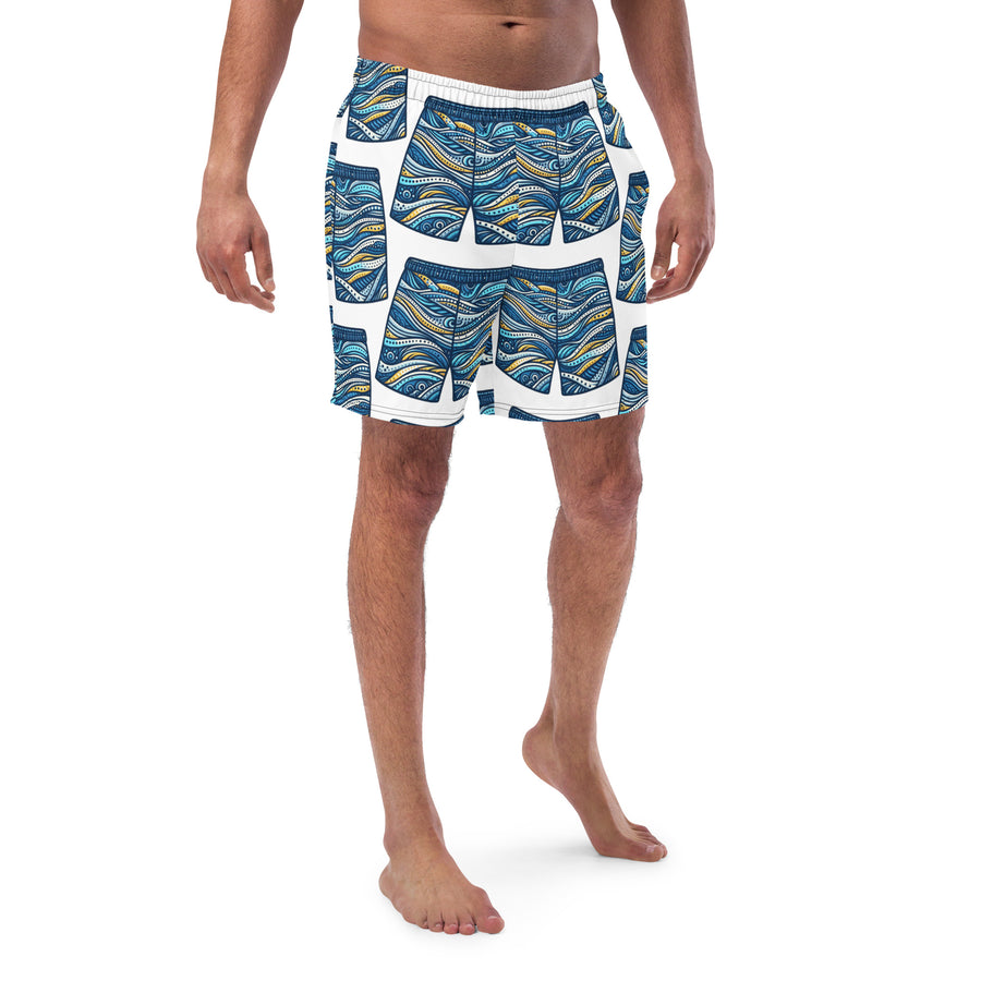 Men's aop swim trunks