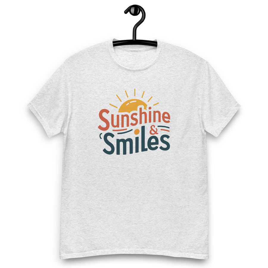 Men's Sunshine & Smiles Printed classic Tee