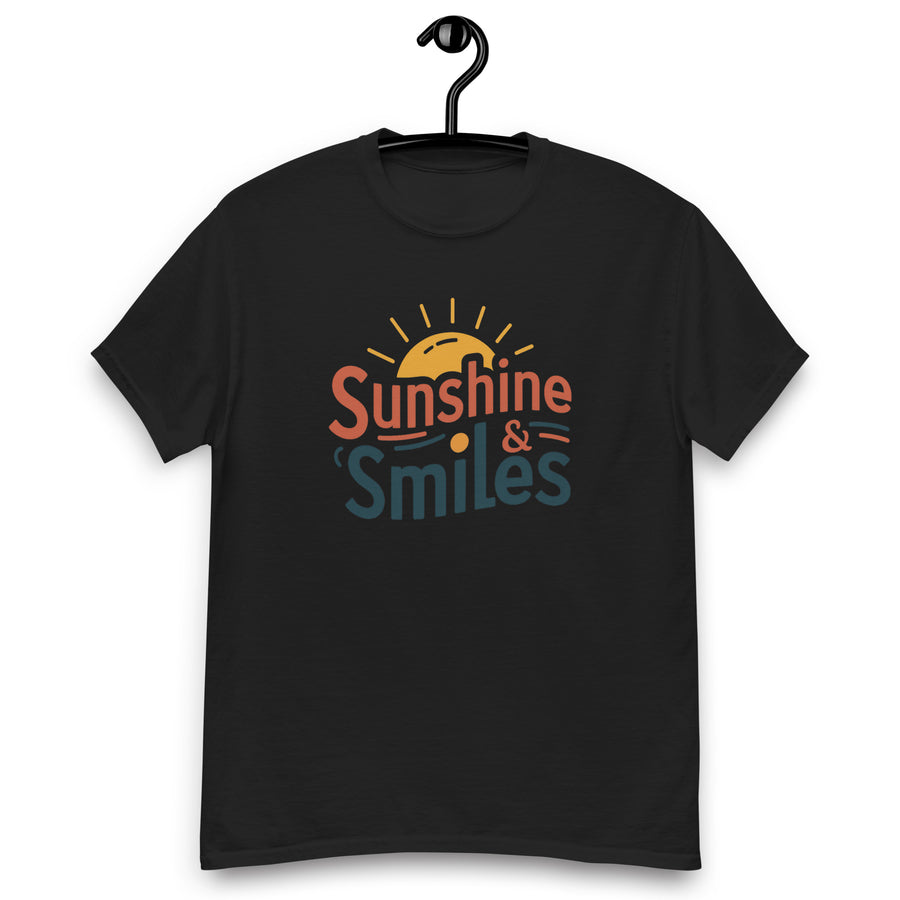 Men's Sunshine & Smiles Printed classic Tee