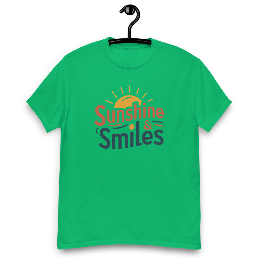 Men's Sunshine & Smiles Printed classic Tee