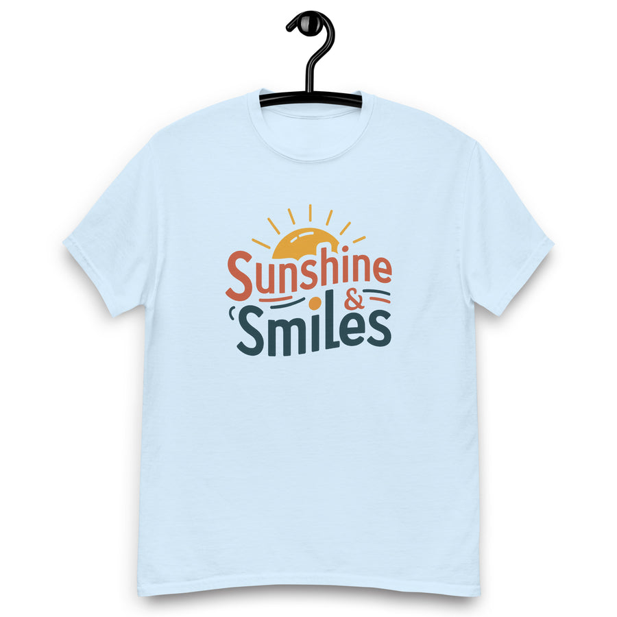 Men's Sunshine & Smiles Printed classic Tee