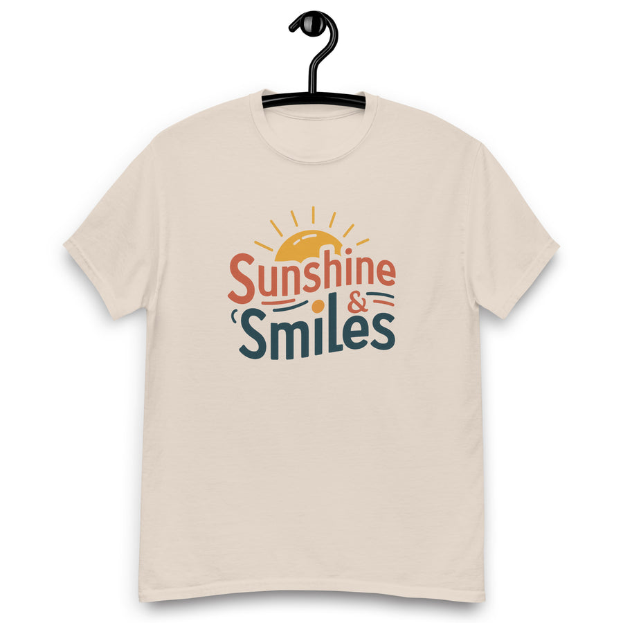 Men's Sunshine & Smiles Printed classic Tee