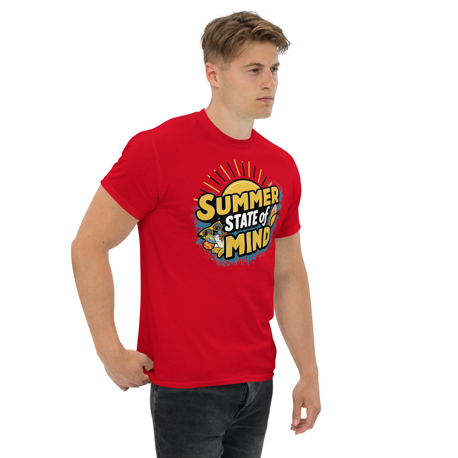 Men's Summer State of Mind Printed  Classic T-Shirt