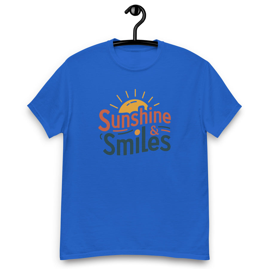 Men's Sunshine & Smiles Printed classic Tee