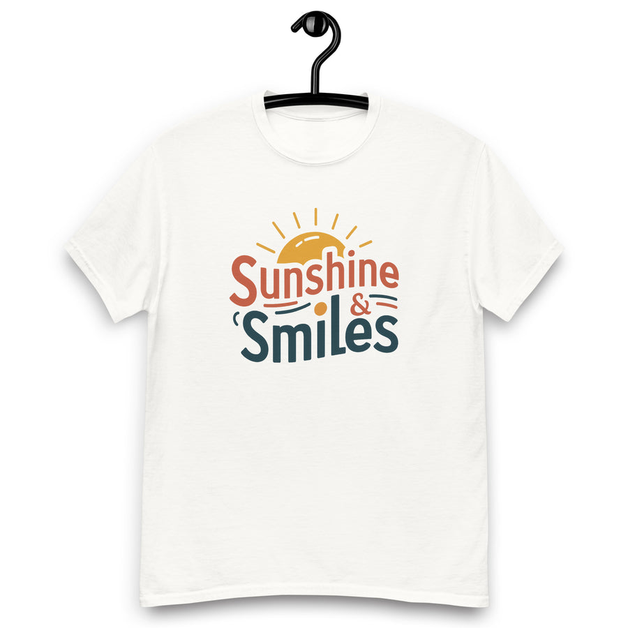 Men's Sunshine & Smiles Printed classic Tee