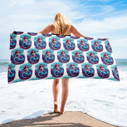 Towel with Mermaid Print