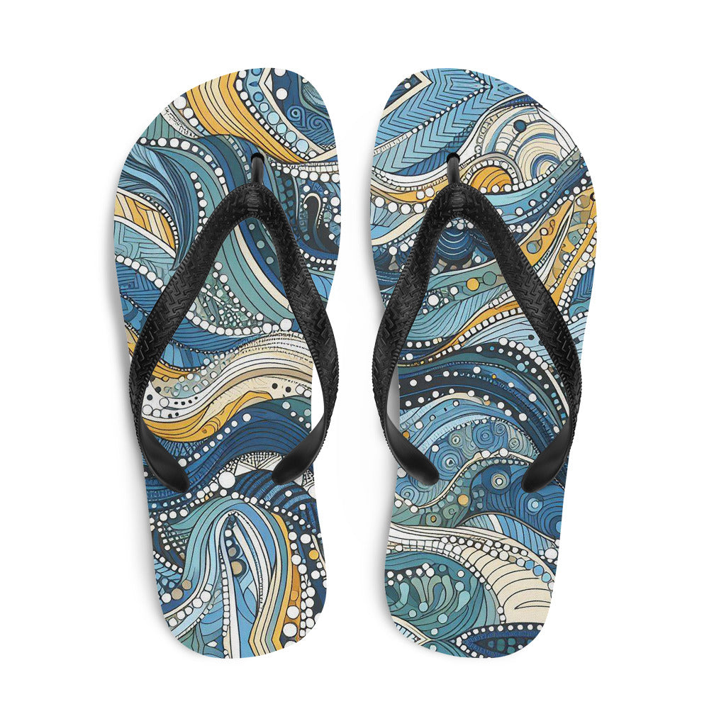 All Over Printed Flip-Flops