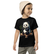 Toddler Short Sleeve panda printed Tee