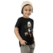 Toddler Short Sleeve panda printed Tee