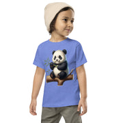 Toddler Short Sleeve panda printed Tee