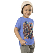 Toddler Animals Space Adventure-02 Short Sleeve Tee