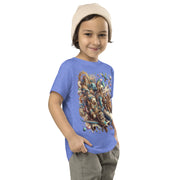 Toddler Animals Space Adventure-03 Short Sleeve Tee