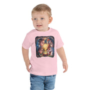 Toddler Short Sleeve Crew Neck Printed Tee