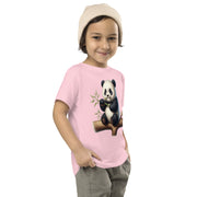 Toddler Short Sleeve panda printed Tee