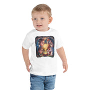 Toddler Short Sleeve Crew Neck Printed Tee