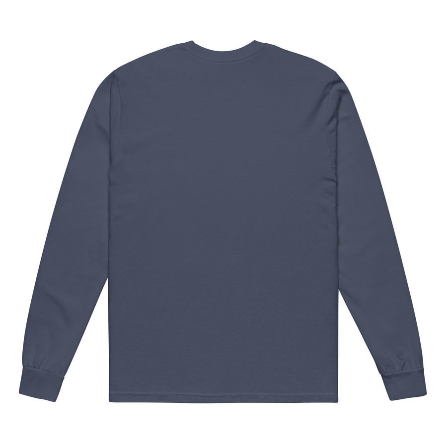 Garment-dyed heavyweight long-sleeve sweatshirt