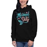 Unisex Mermaid off Duty Printed Hoodie