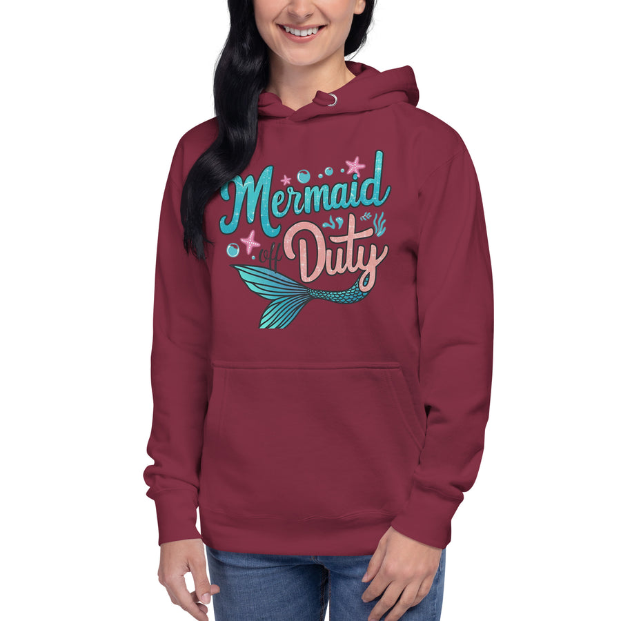 Unisex Mermaid off Duty Printed Hoodie