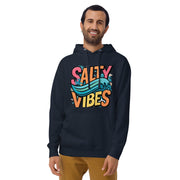 Unisex Salty Vibes Printed Hoodie