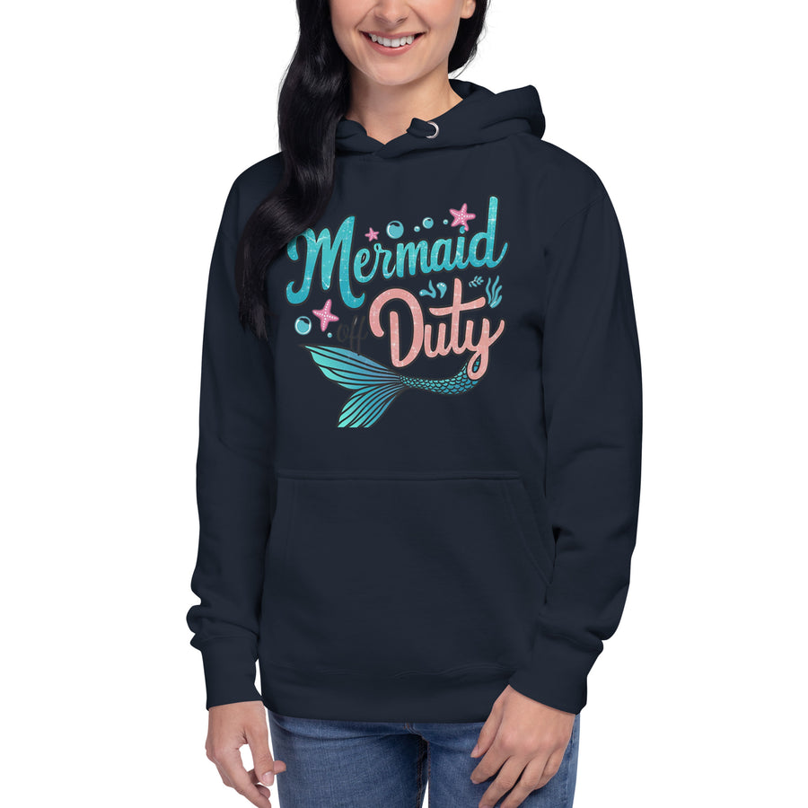 Unisex Mermaid off Duty Printed Hoodie