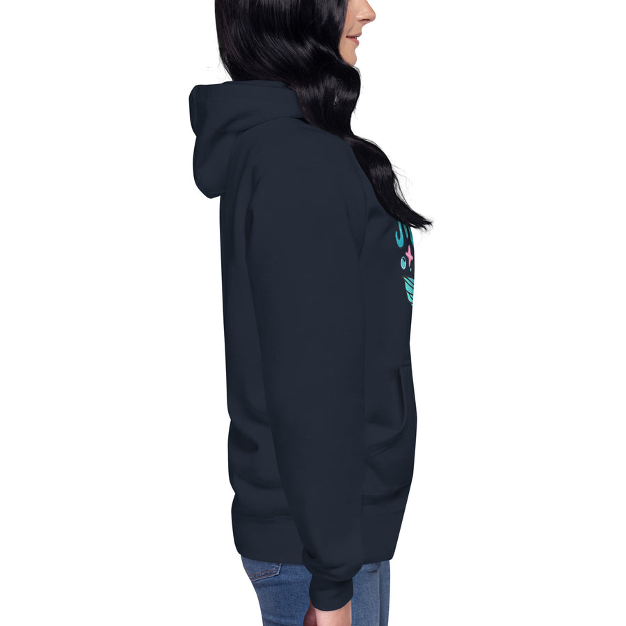 Unisex Mermaid off Duty Printed Hoodie