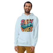 Unisex Salty Vibes Printed Hoodie